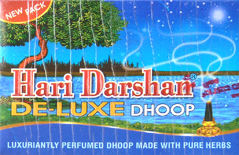 Incienso de lujo Hari Darshan Dhoop x9