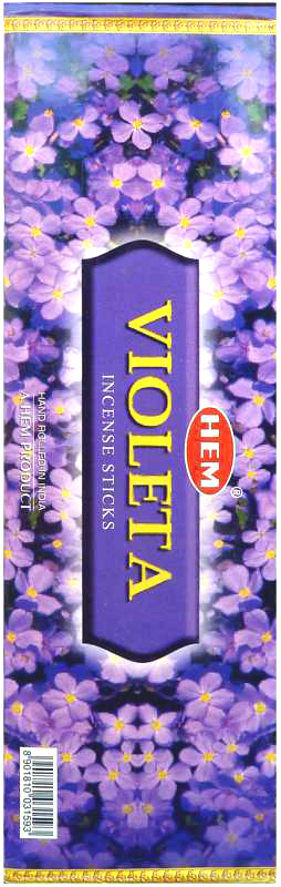Incienso Violeta Hexa Hem 20 g