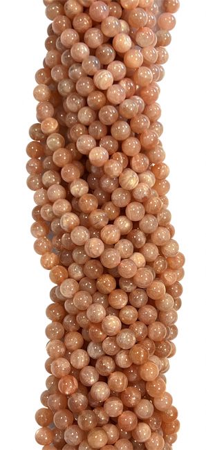 Perlas de Piedra del Sol A de 6-7mm en hilo de 40cm