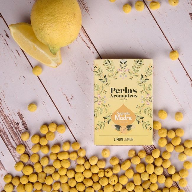 40 Perlas con aceites esenciales de limón
