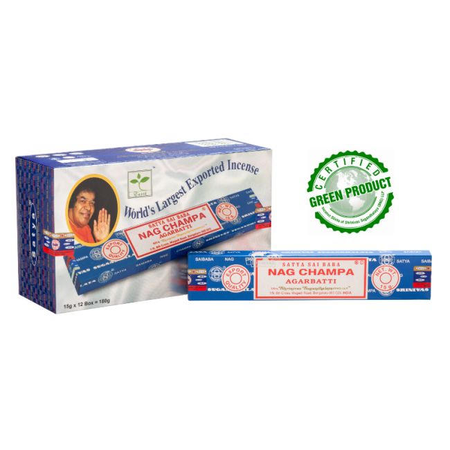incienso en Incienso  Satya Sai Baba Nag Champa 15g