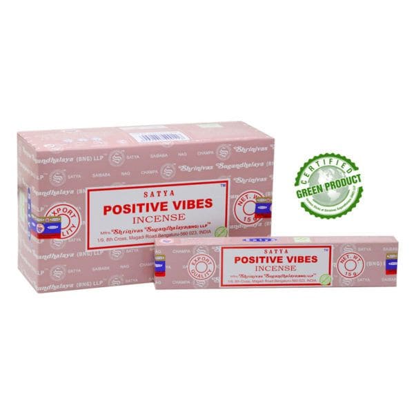 incienso en Incienso satya vibraciones positivas 15g