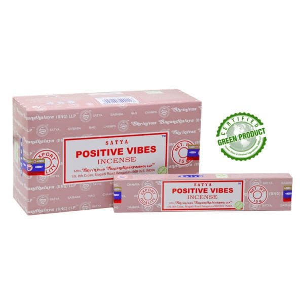 Incienso satya vibraciones positivas 15g