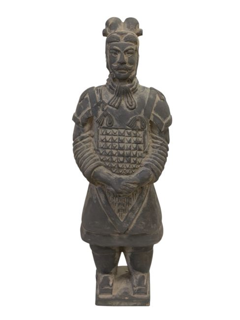 Estatua de terracota negra General 26cm