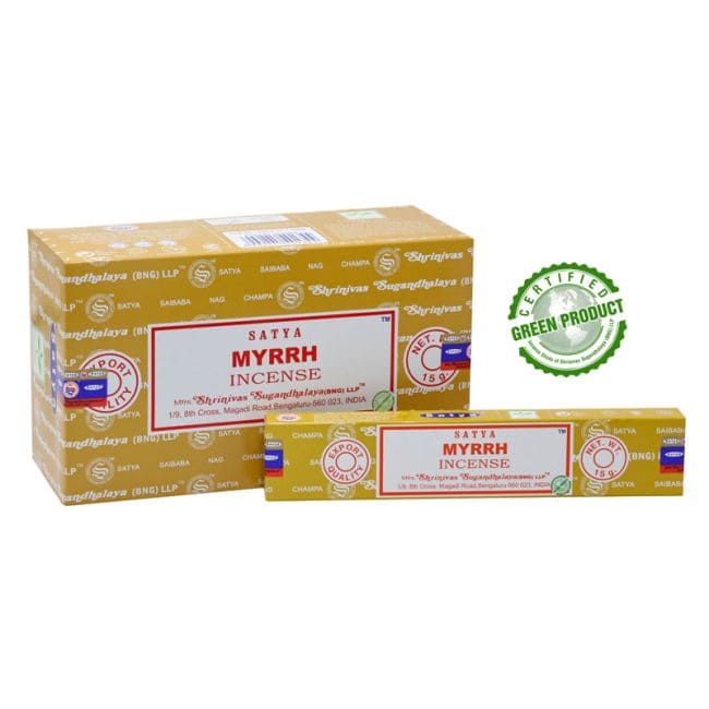 Incienso satya Myrrh 15g