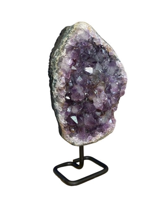 Perú Geoda de amatista AA sobre base 2,09 kg