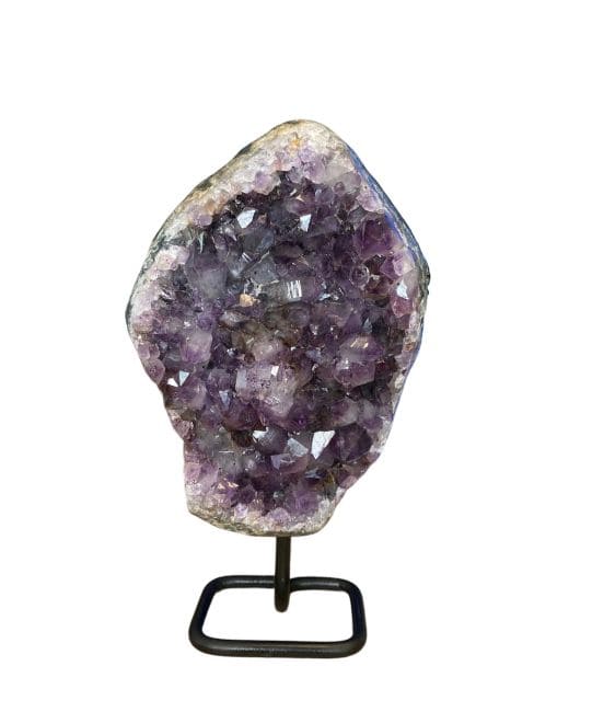 Perú Geoda de amatista AA sobre base 2,09 kg