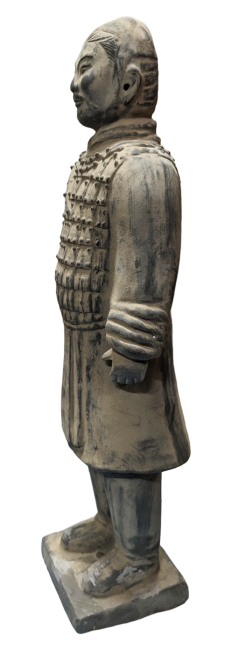 Estatua Caballero Terracota Negra 50cm
