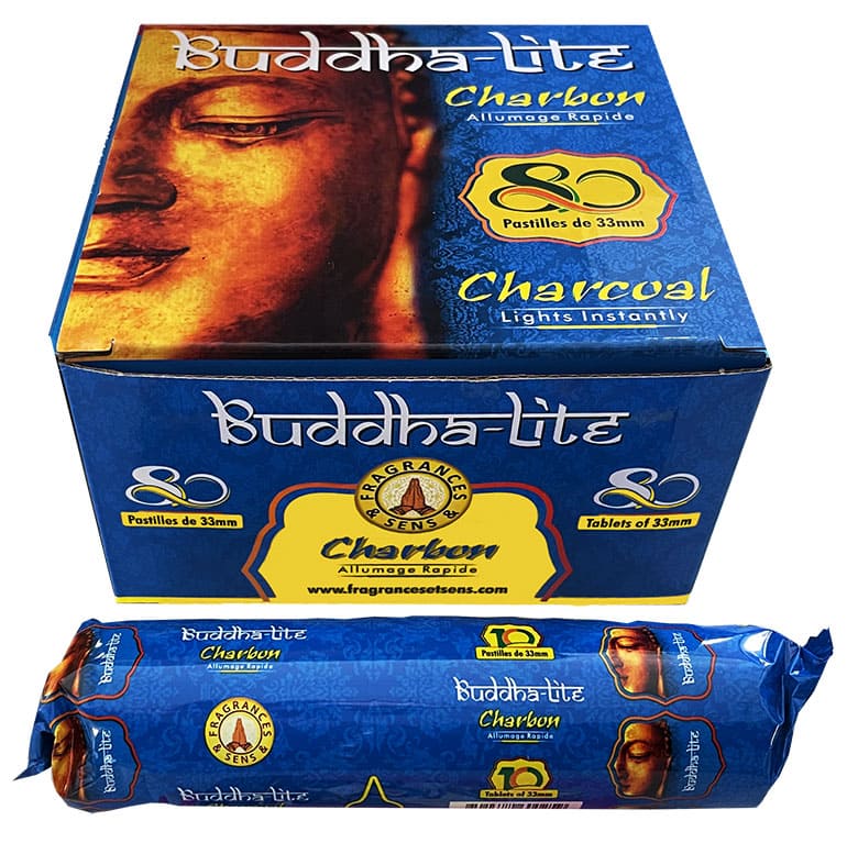 incienso en Carbón Fragrances & Sens Buddha Lite Calidad Superior 33/80