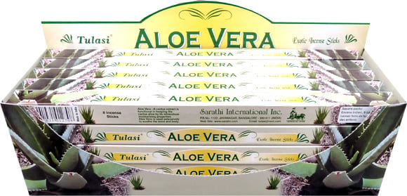 Incienso tulasi sarathi aloe vera 8bts