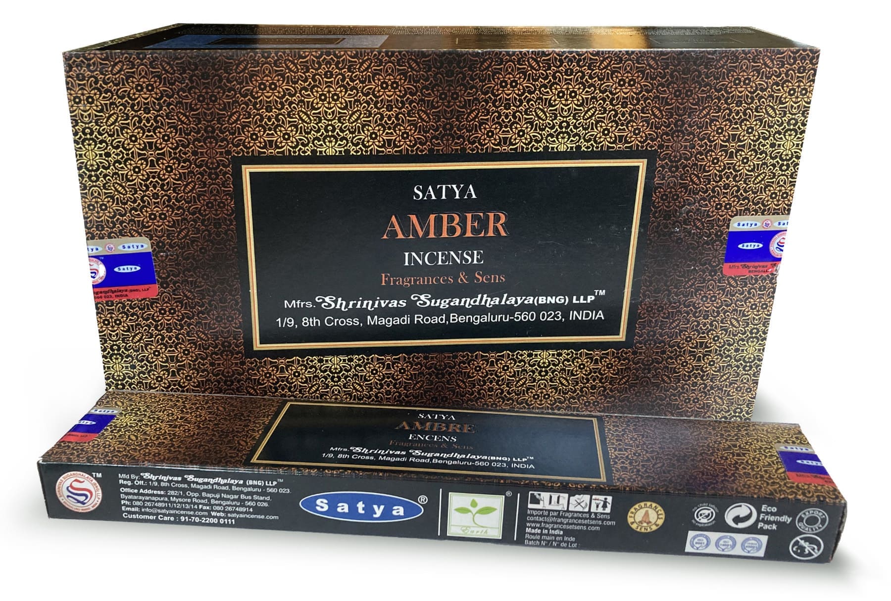 incienso en Incienso Satya Fragrances & Sens Ámbar 15g