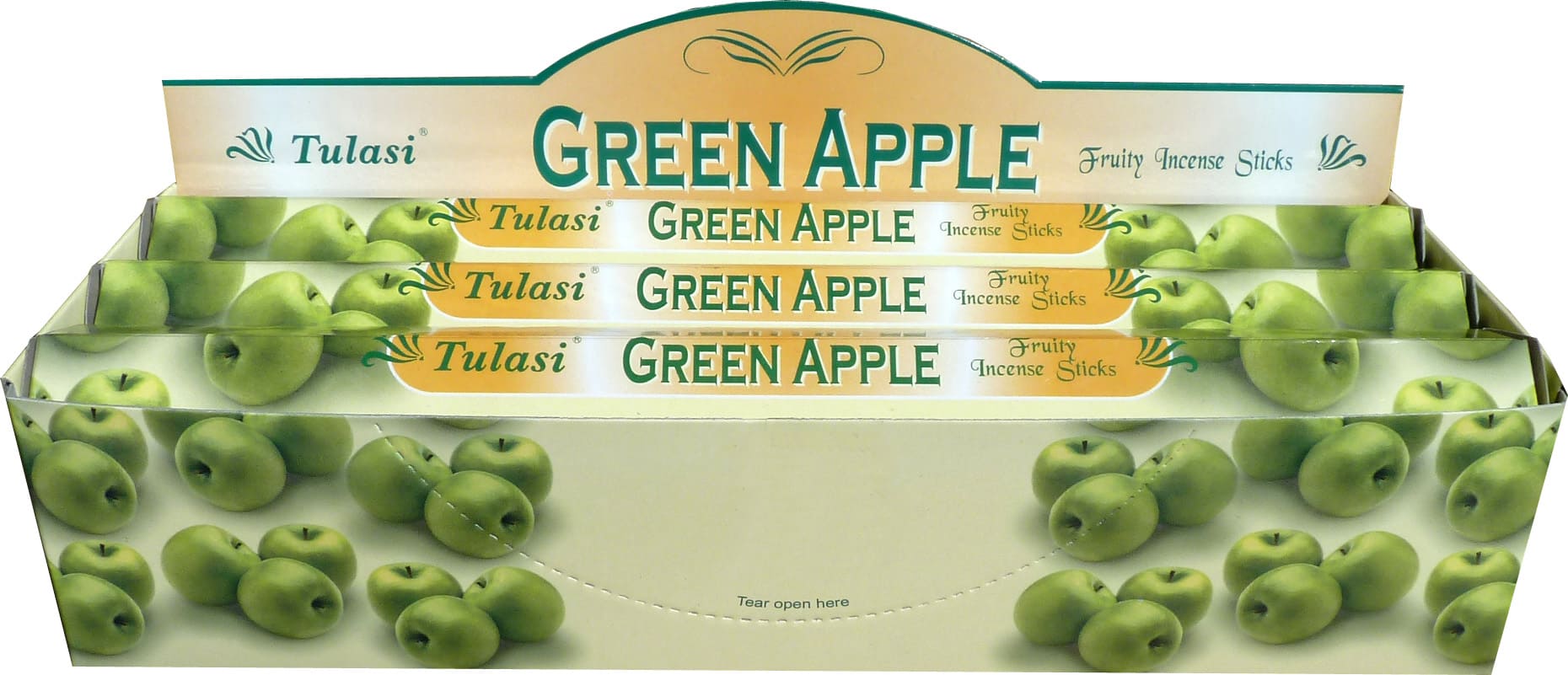 Incienso tulasi sarathi manzana verde hexa 20g