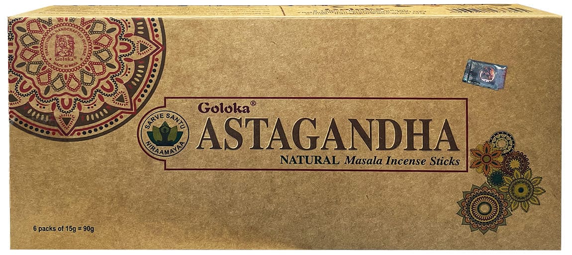 Incienso Goloka Astagandha Natural masala 6x15g