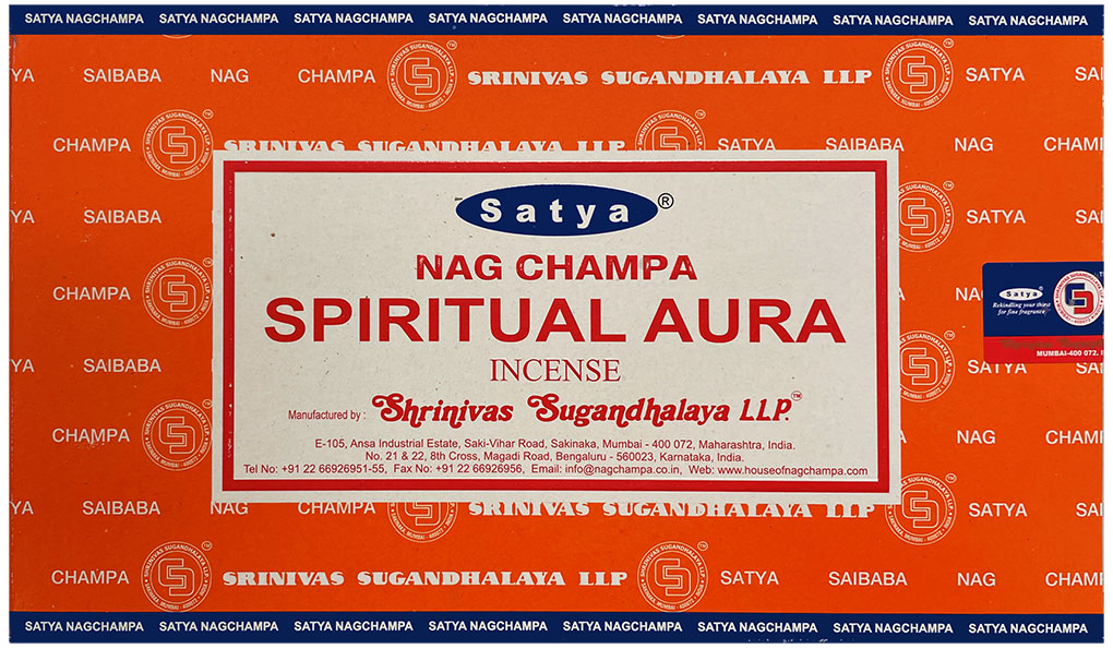 Incienso Satya Spiritual Aura 15g