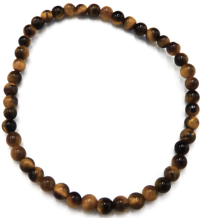Pulsera ojo de tigre cuentas 4mm
