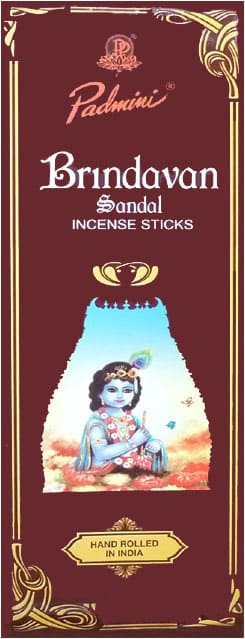 Incienso padmini brindavan sandalia hexa 20 bts