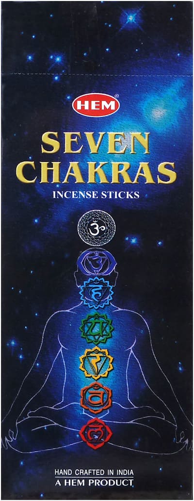 Incienso Hem siete chakras hexa 20g