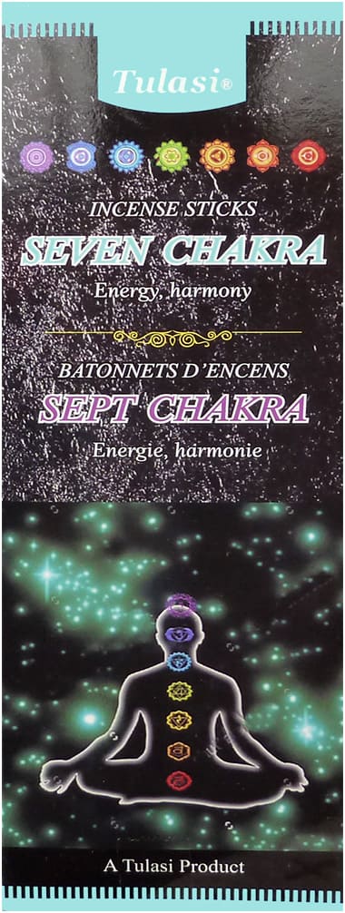 Encens tulasi sarathi siete chakra hexa 20g