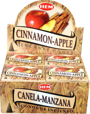 Incienso Hem Cinnamon Apple en conos