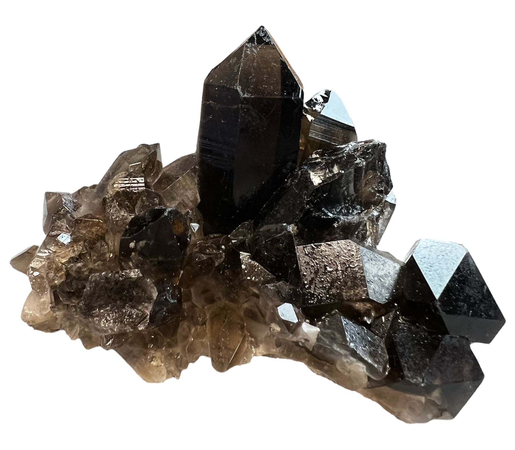 Racimo de cristal de roca calentada  - Pieza única 228gr