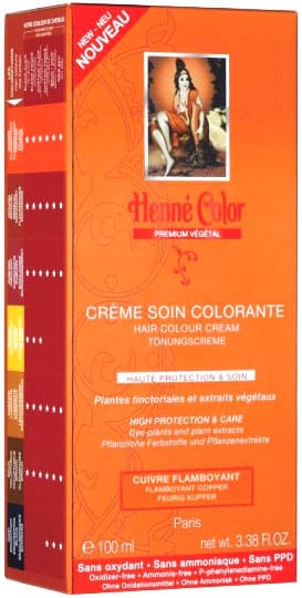 Pack de 3 cremas cuidado de la coloración premium con activos vegetales de cobre flamígero 100ml