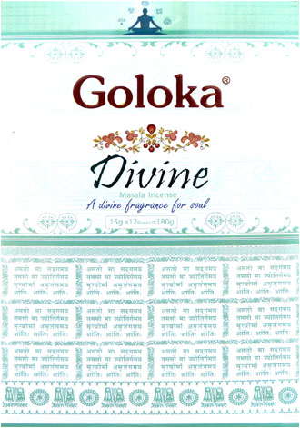 Incienso Goloka premium divina masala 15g