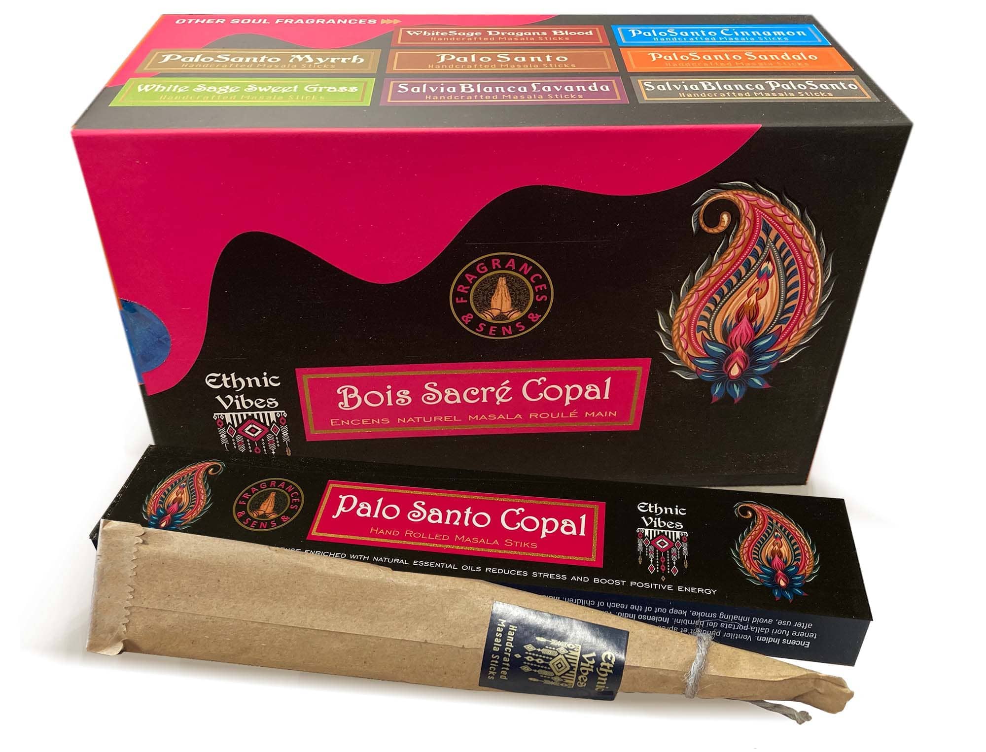 incienso en Incienso Fragrances & Sens Ethnic Vibes Palo Santo & Copal masala 15g