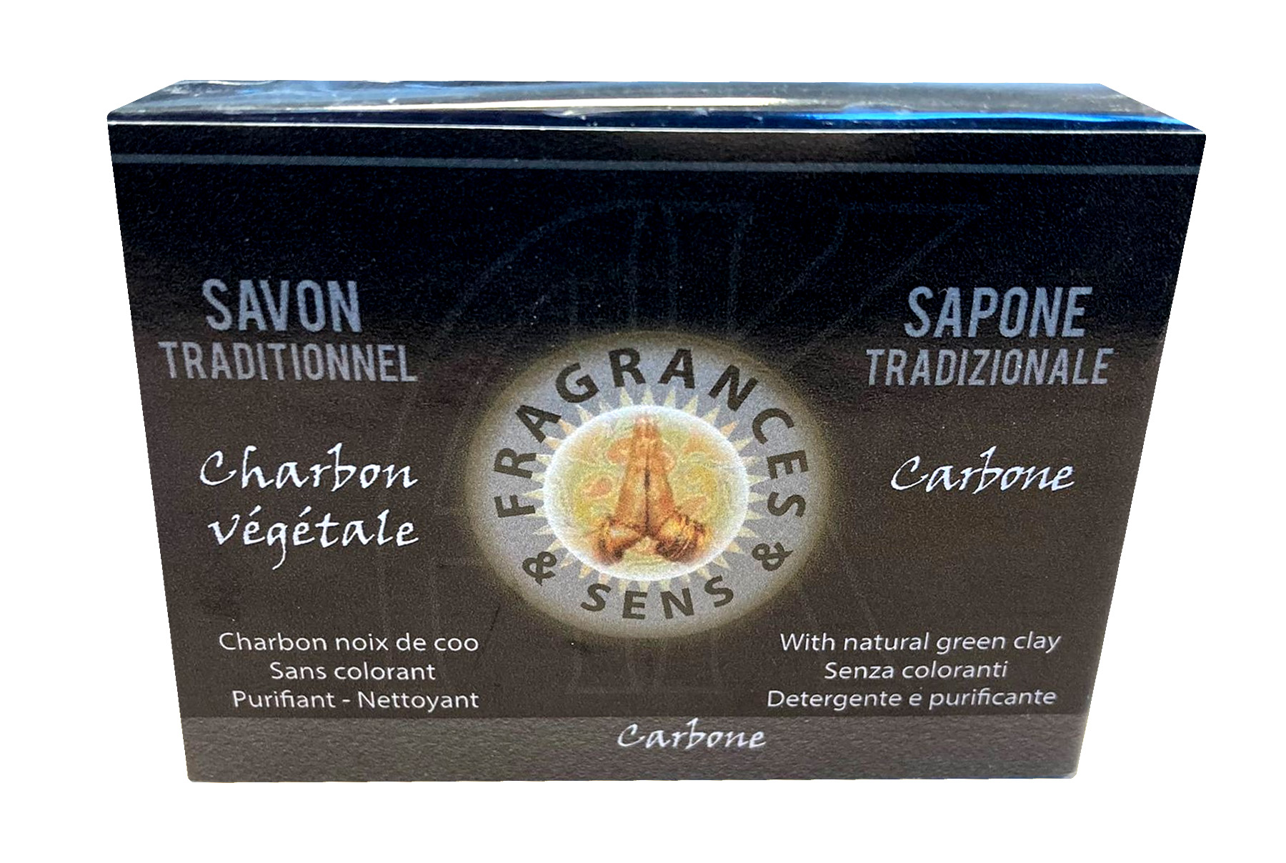 Jabon  Fragrances & Sens - Carbón vegetal 100g.