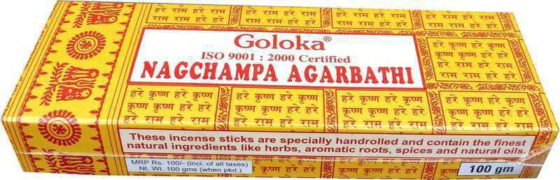 Incienso Goloka Nag Champa 100g