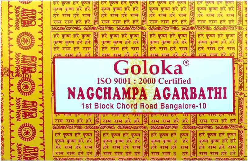 Incienso Goloka Nag Champa 16g