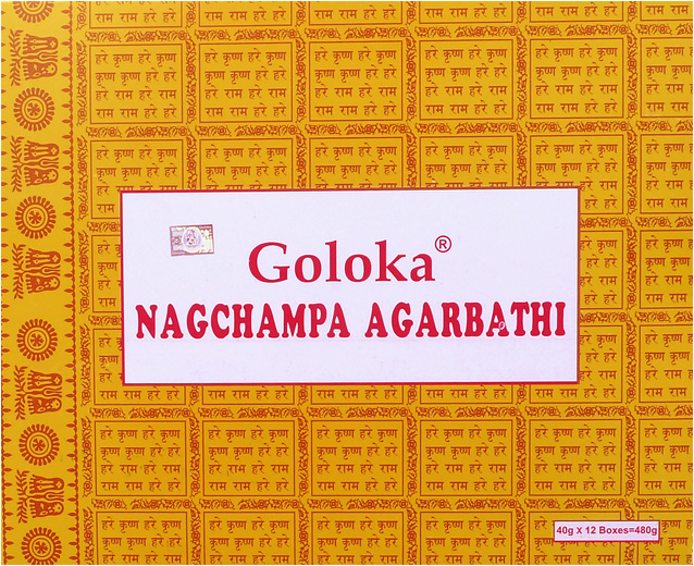 Incienso Goloka Nag Champa 40g