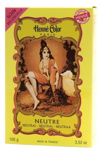 Pack de 6 henna color color neutro 100g