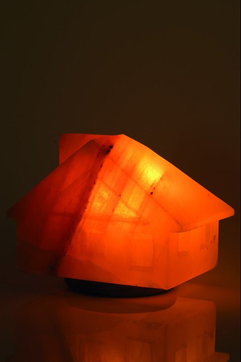 Lámpara de sal casera de 15 kg