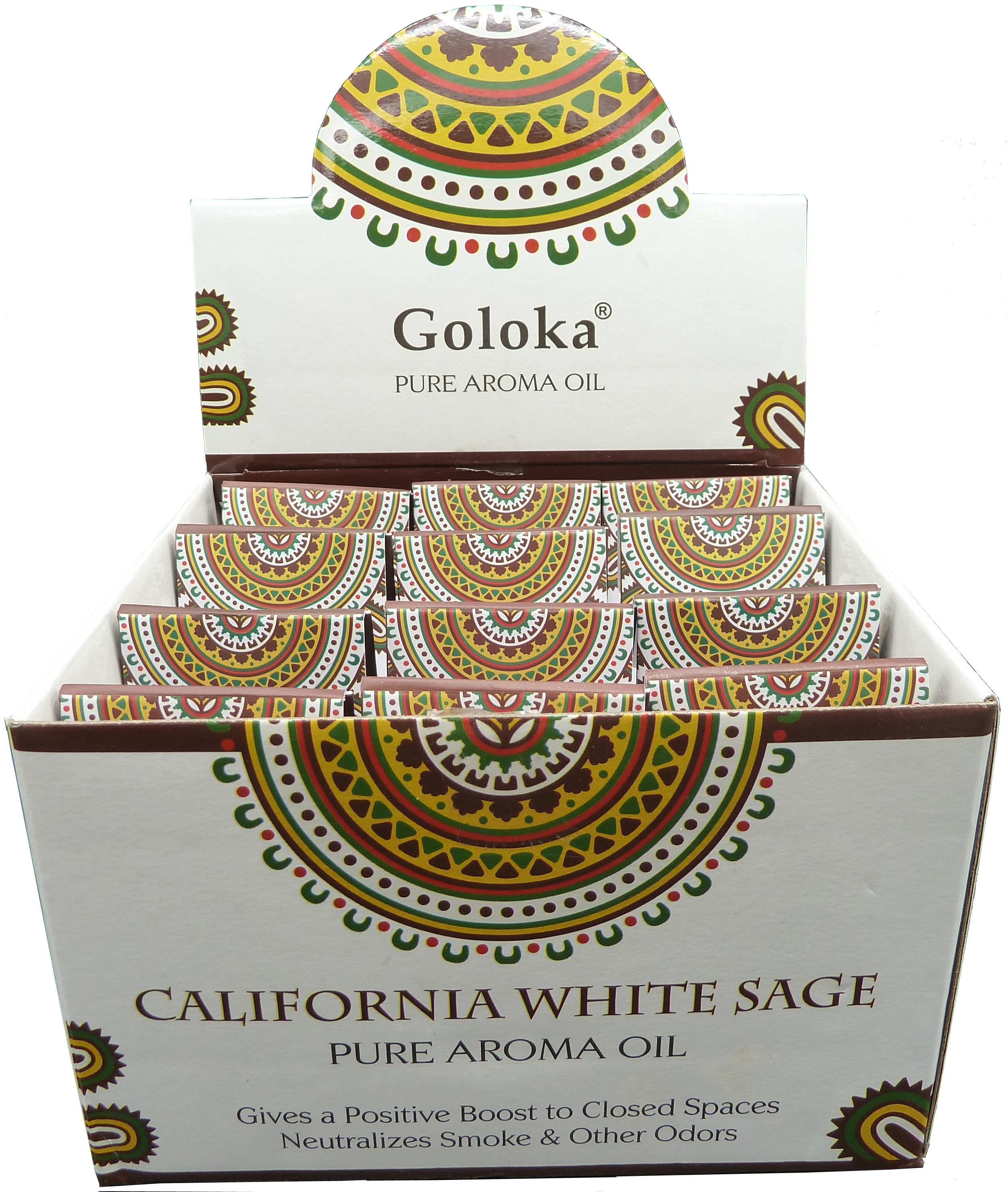 Goloka Sabio Aceite Blanco 10mL x 12