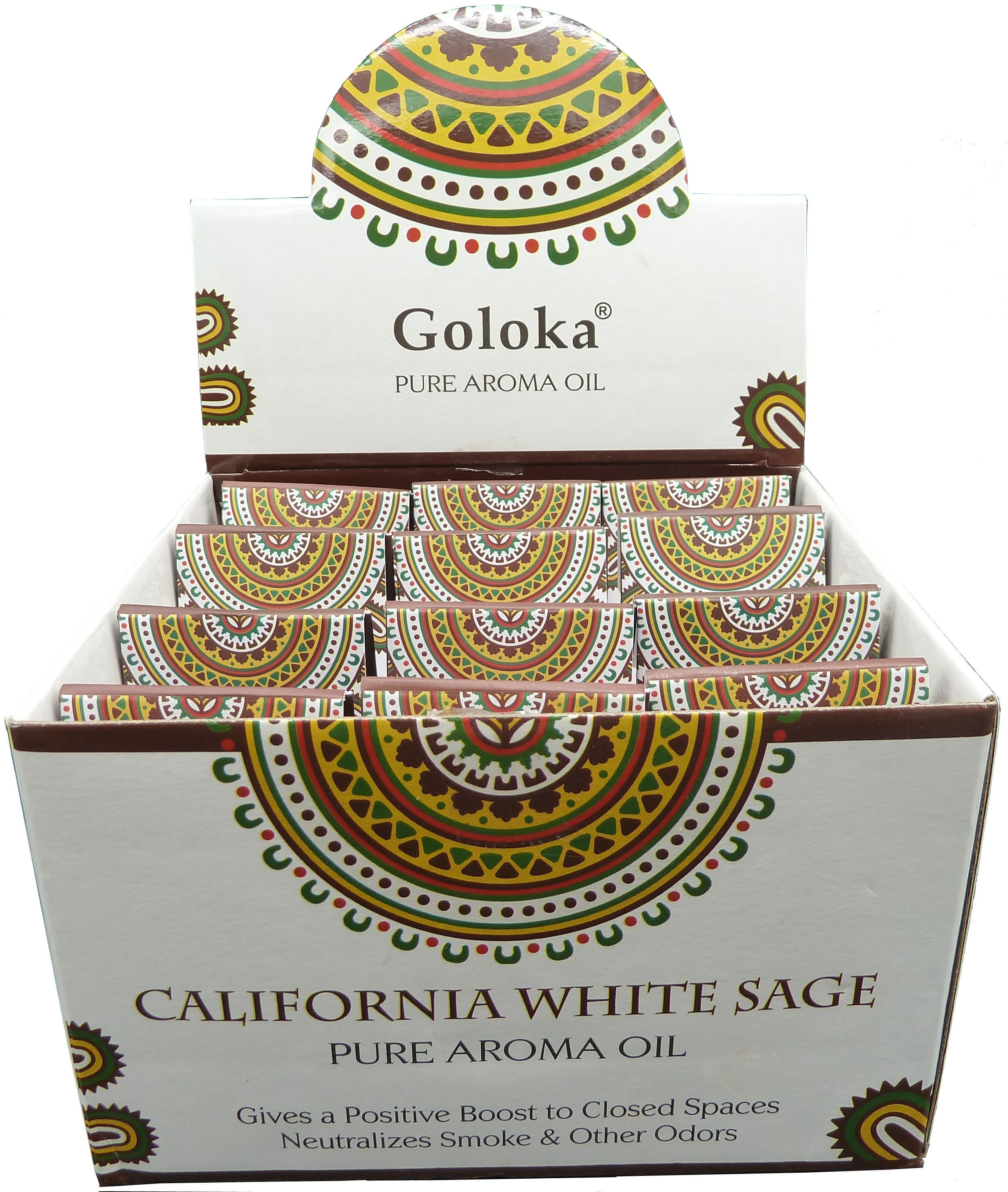 Goloka Sabio Aceite Blanco 10mL x 12