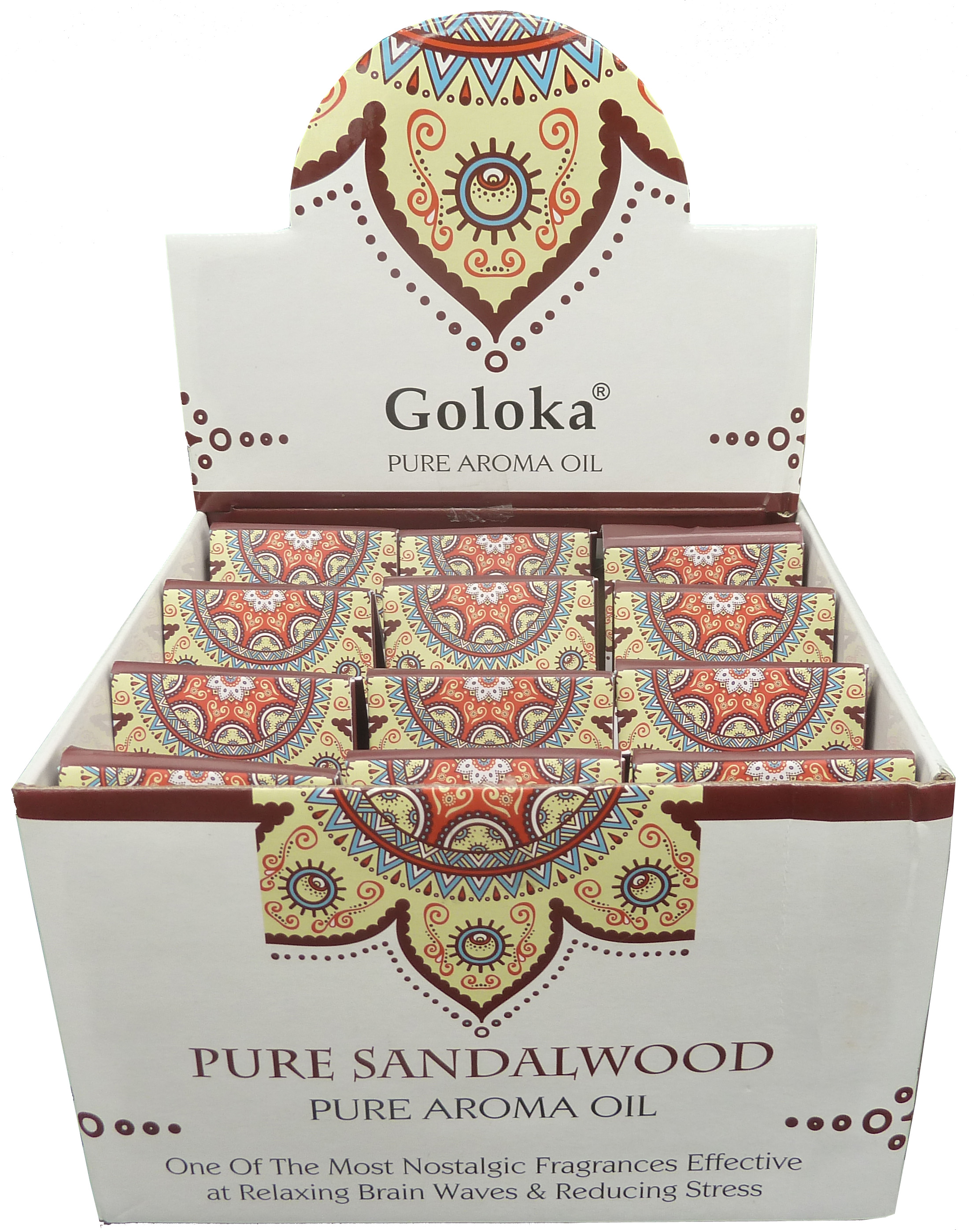 Sandalia Goloka Aceite Perfumado 10 ml x 12