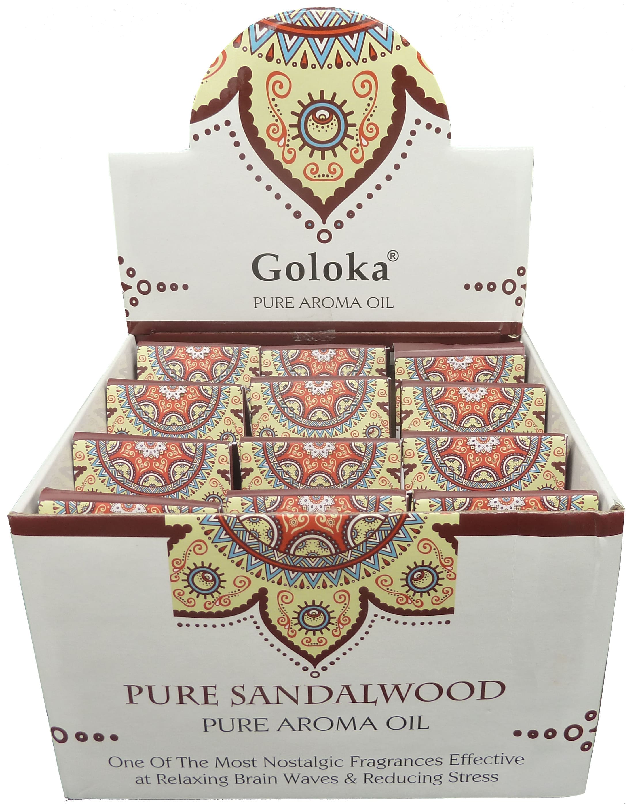 Sandalia Goloka Aceite Perfumado 10 ml x 12