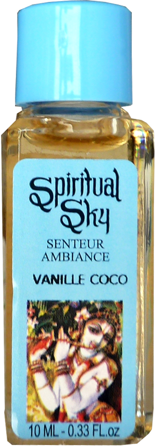 Pack de 6 aceites perfumados de coco y vainilla espiritual sky 10ml