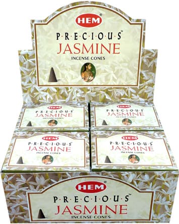 Incienso Hem Precious Jasmin en conos