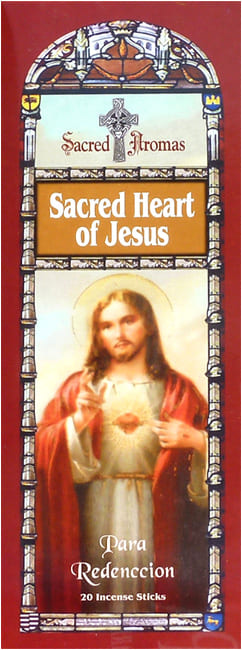 Incienso tulasi sarathi jesus sagrado hexa corazon 20g
