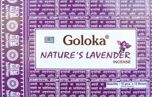 Incienso goloka nature's lavanda masala 15g