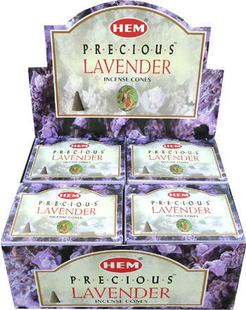 Incienso Hem Precious Lavender en conos