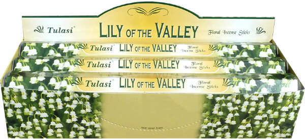 Incienso tulasi sarathi lily of the valley hexa 20g