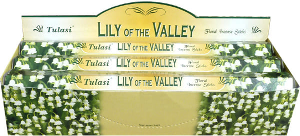 Incienso tulasi sarathi lily of the valley hexa 20g