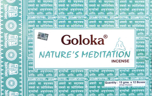 Incienso goloka  nature's meditación masala 15g