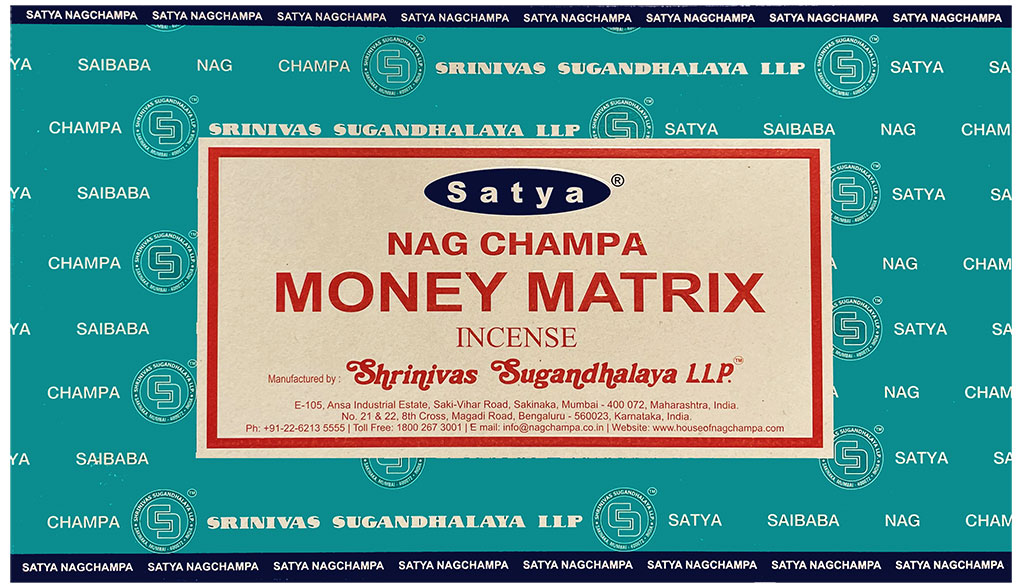 Incienso Satya Money Matrix 15g