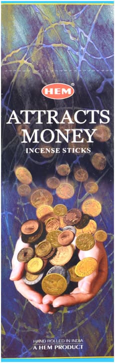 Incienso Hem atrae dinero 8Bts