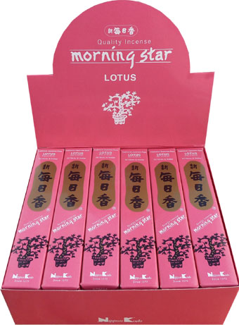 Incienso japonés morning star de loto con 50 palos