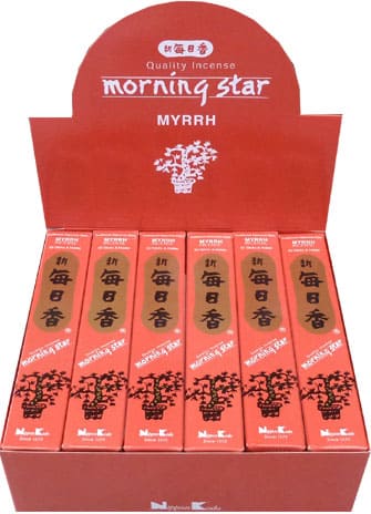 Incienso japonés morning star mirra 50 palos