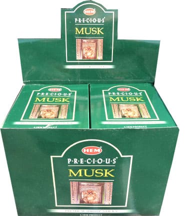 Encens dobladillo preciosos palos de dhoop de almizcle 75g